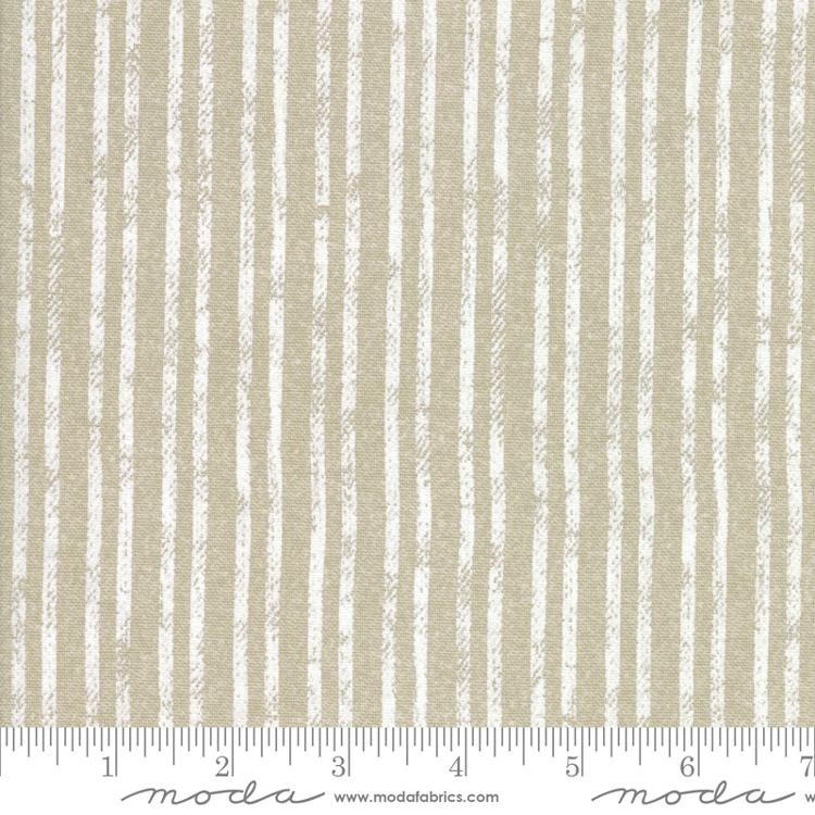 54" Branded Canvas Stripe Khaki
