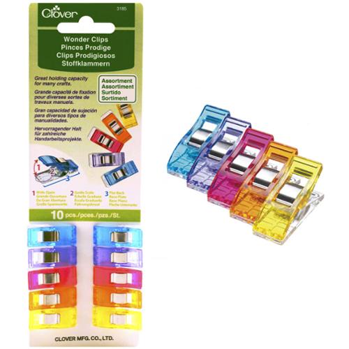 Clover - Wonder Clips Assorted 10ct