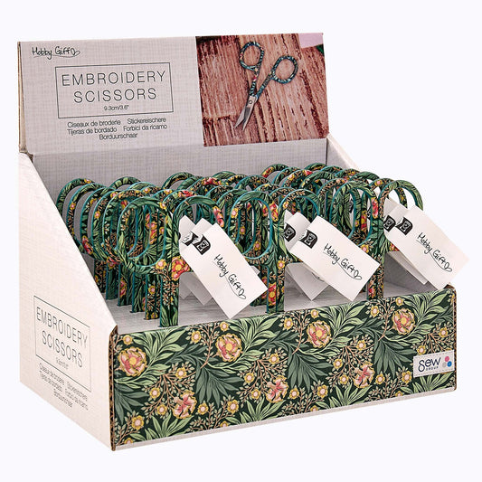 Embroidery Scissor Green Morris 3-1/2in