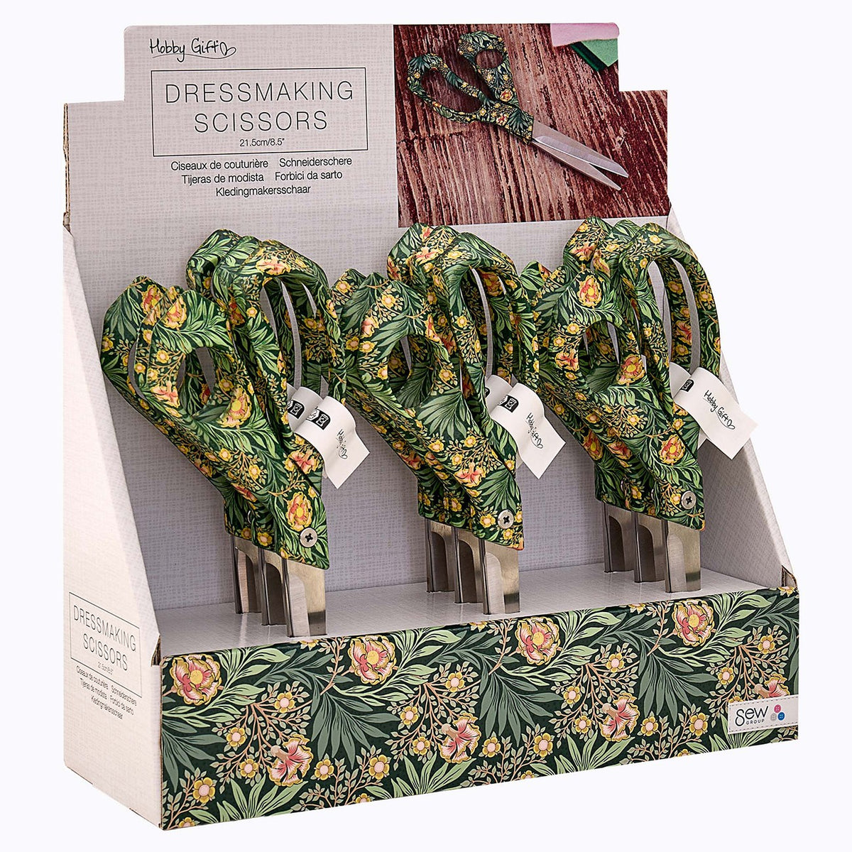 Dressmaking Scissor Green Morris 8-1/2in