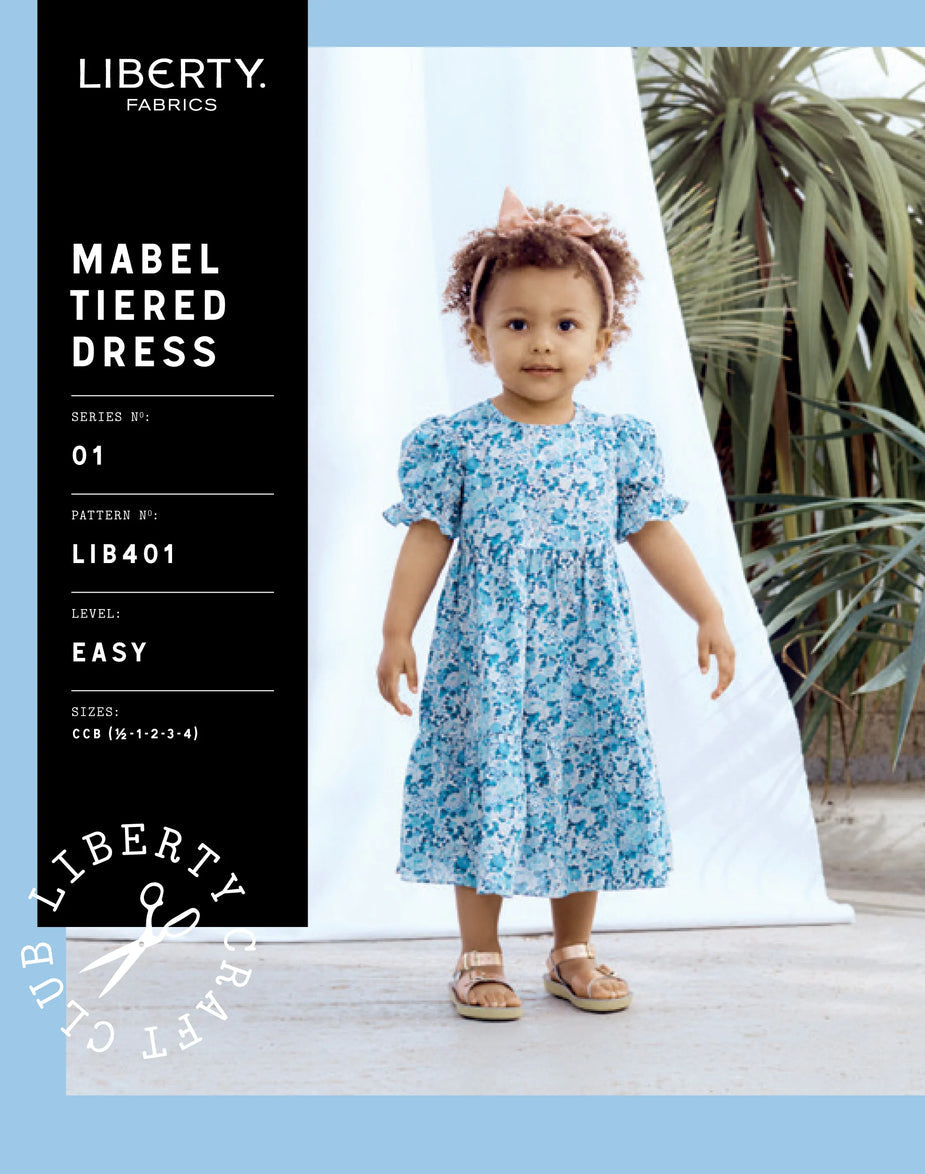 Liberty Fabrics Mabel Tiered Dress Sewing Pattern