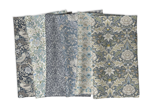 *Pre-order* Morden Cotton Lawn by The Original Morris & Co. Full Collection Bundle - 6 pcs
