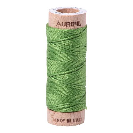 Aurifil - Floss Cotton 6-Strand 18yd Solid Grass Green - 1114