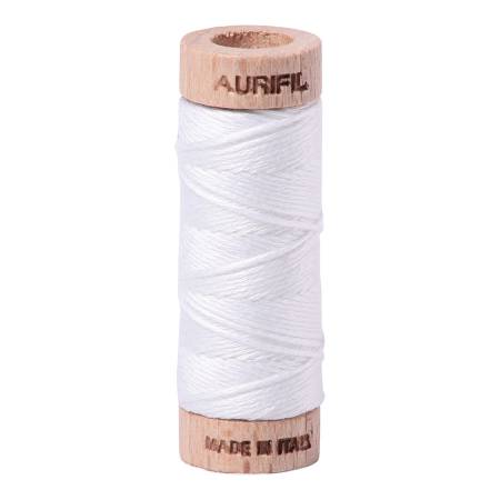 Aurifil - Floss Cotton 6-Strand 18yd Solid White - 2024