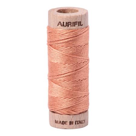 Aurifil - Floss Cotton 6-Strand 18yd Solid Peach - 2215