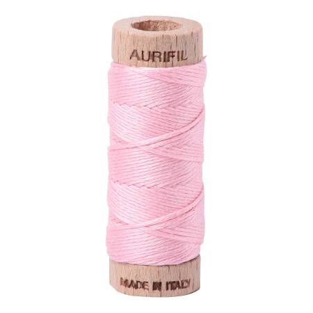 Aurifil - Floss Cotton 6-Strand 18yd Solid Baby Pink - 2423