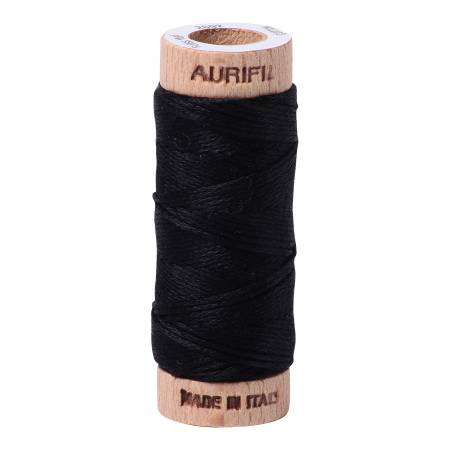 Aurifil - Floss Cotton 6-Strand 18yd Solid Black - 2692