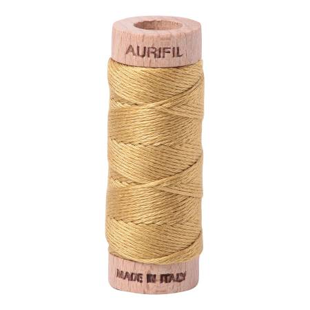 Aurifil - Floss Cotton 6-Strand 18yd Solid Light Brass - 2920