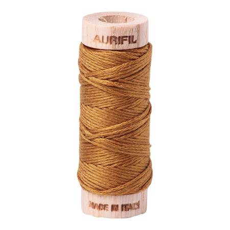 Aurifil - Floss Cotton 6-Strand 18yd Solid Brass - 2975