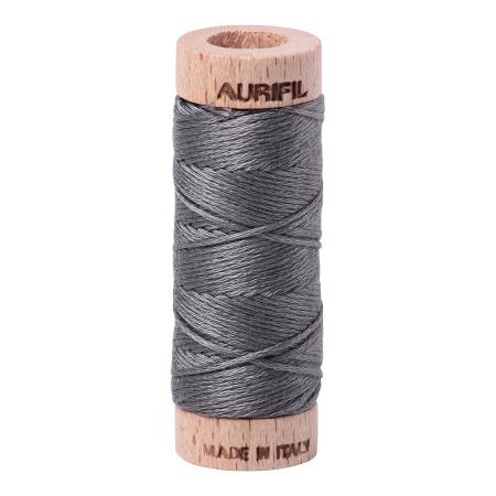 Aurifil - Floss Cotton 6-Strand 18yd Solid Grey Smoke - 5004