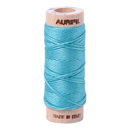 Aurifil - Floss Cotton 6-Strand 18yd Solid Medium Turquoise - 5005