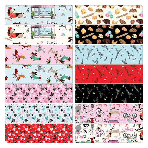 Parisian Pups Charm Pack