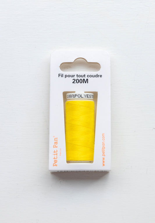 Petit Pan 200M Polyester Sewing Thread - Fluorescent Yellow