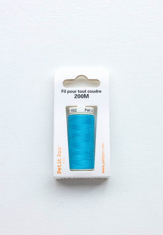 Petit Pan 200M Polyester Sewing Thread - Fluorescent Blue