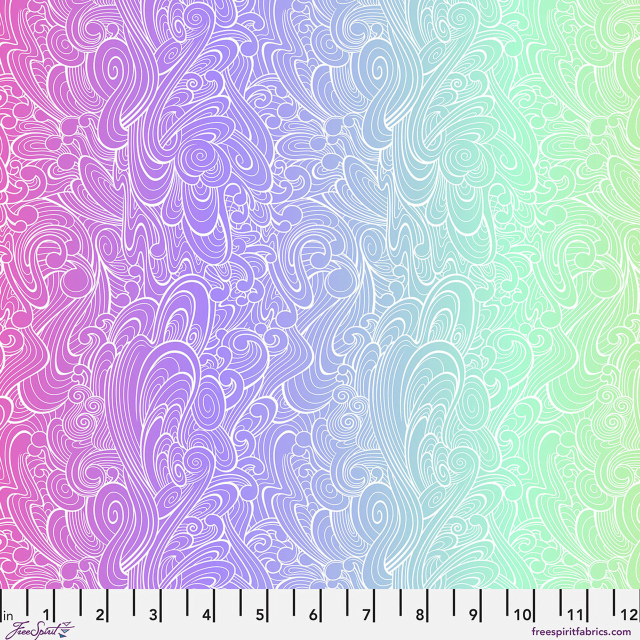 *Pre-order* Tula Pink - Riptide - Deep Dive || Floral Reef