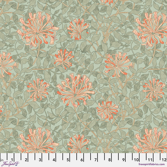 *Pre-order* Honeysuckle - Coral || May Morris