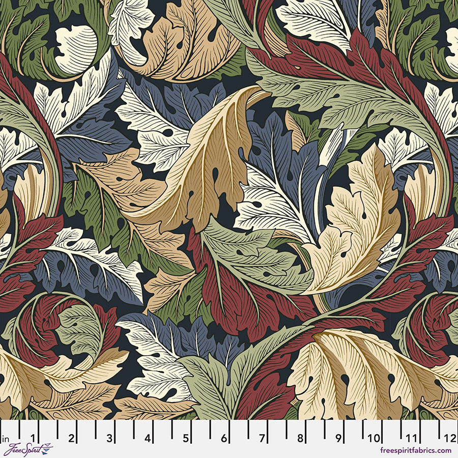 MED Acanthus - Ink || The Oxford Holiday Collection