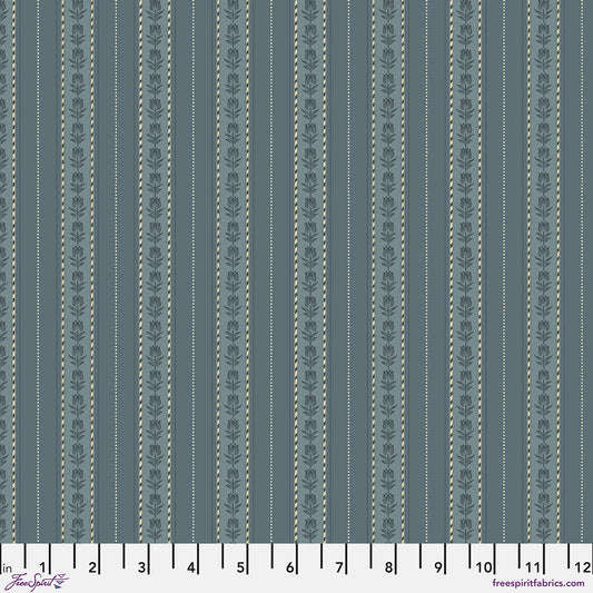*Pre-order* Meadow Stripe - Indigo || May Morris