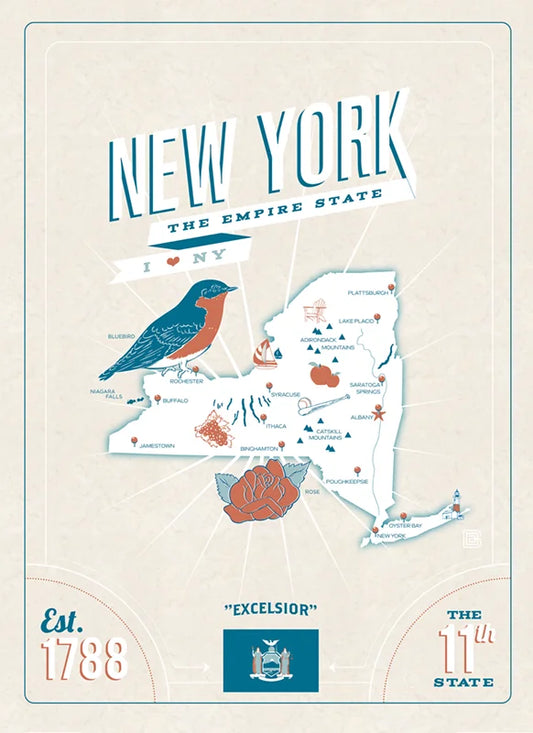 *Pre-order* Batiks New York Shop Hop 32 x WOF Panel Cream