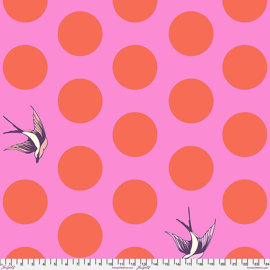 Pre-order - Tula Pink -  108" Backing Fabric - Free Fall - Honey || Free Fall Quilt Backs