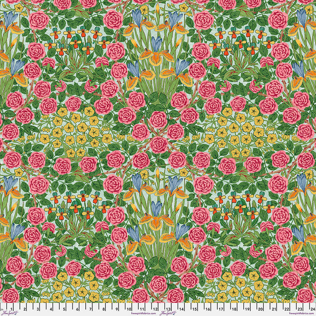 Backing Fabric 108" - Campanula - Seaglass || Bedford Park