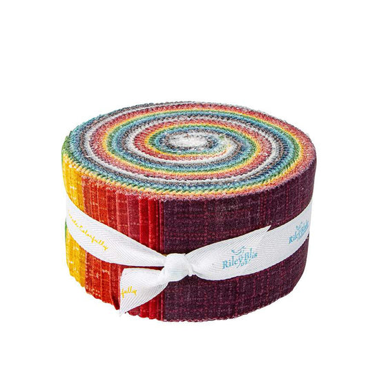 Grasscloth Cottons 2.5 Inch Rolie Polie - jelly roll, 40 Pcs.