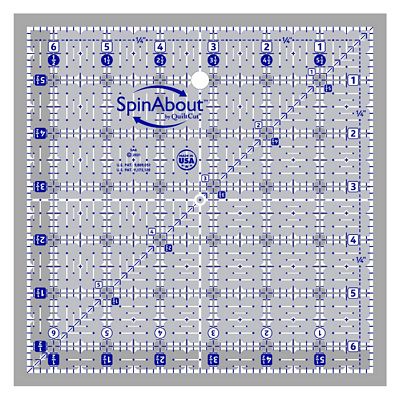 SpinAbout 6.5 in Square Ruler