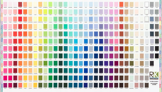 Kona Cotton Color Card - 365 Colors