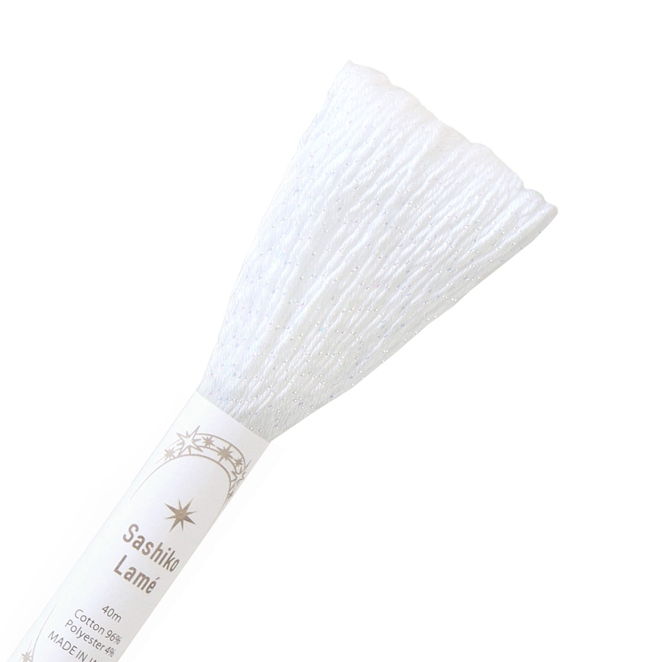 Sashiko Thread 40m - Lame (White)