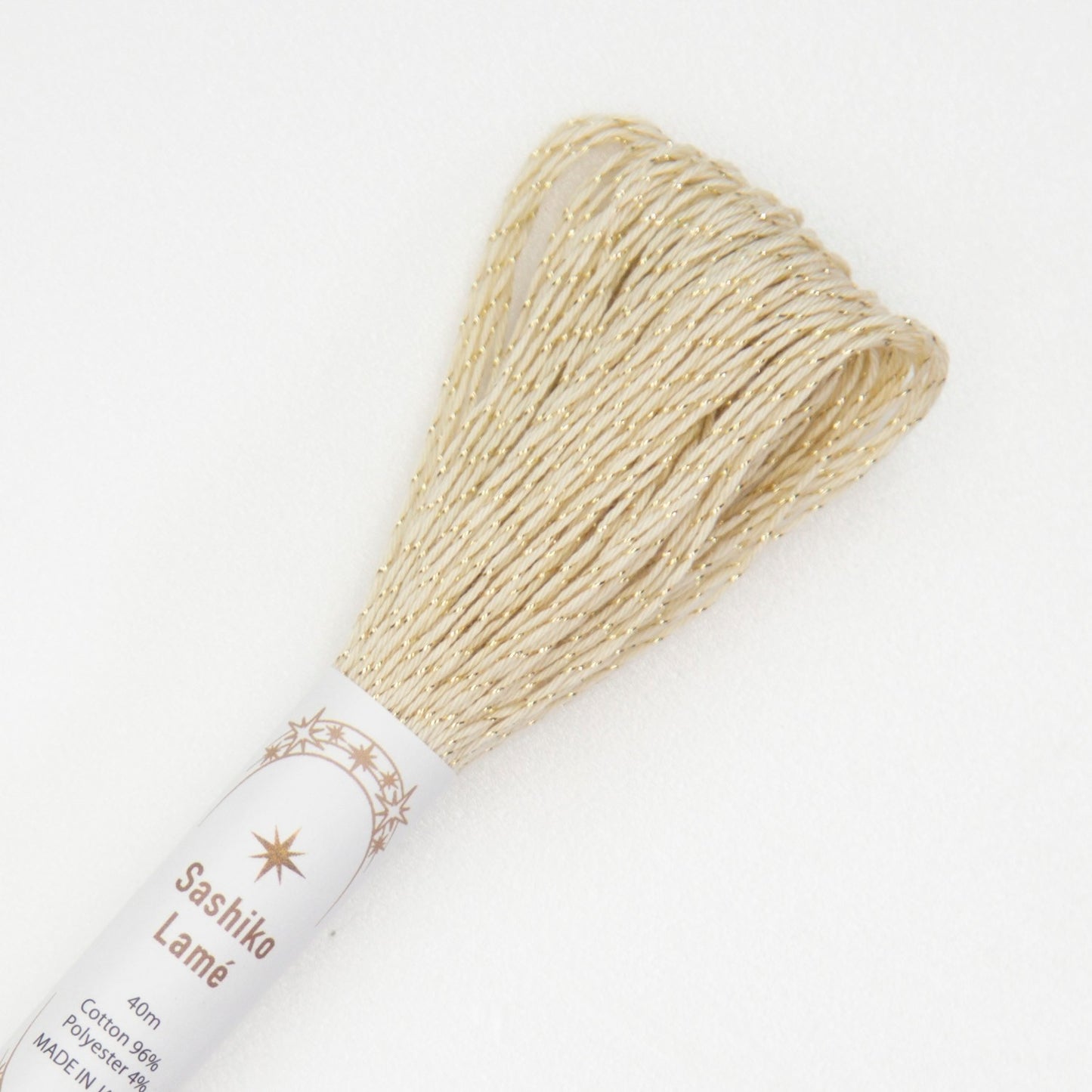 Sashiko Thread 20m - Lame Colorful Variegated (Wheat)