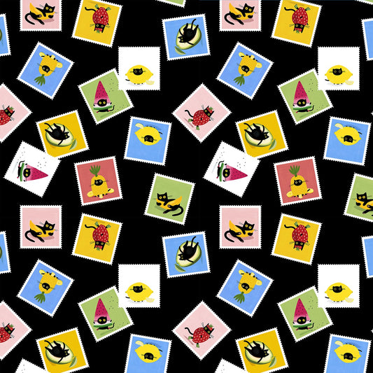 Oil Furruit Postage Stamps