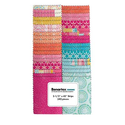 Cityscape Day  - 2.5" Strips Jelly Roll