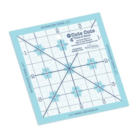 Lori Holt Cute Cuts Trim-it Ruler 4" Square