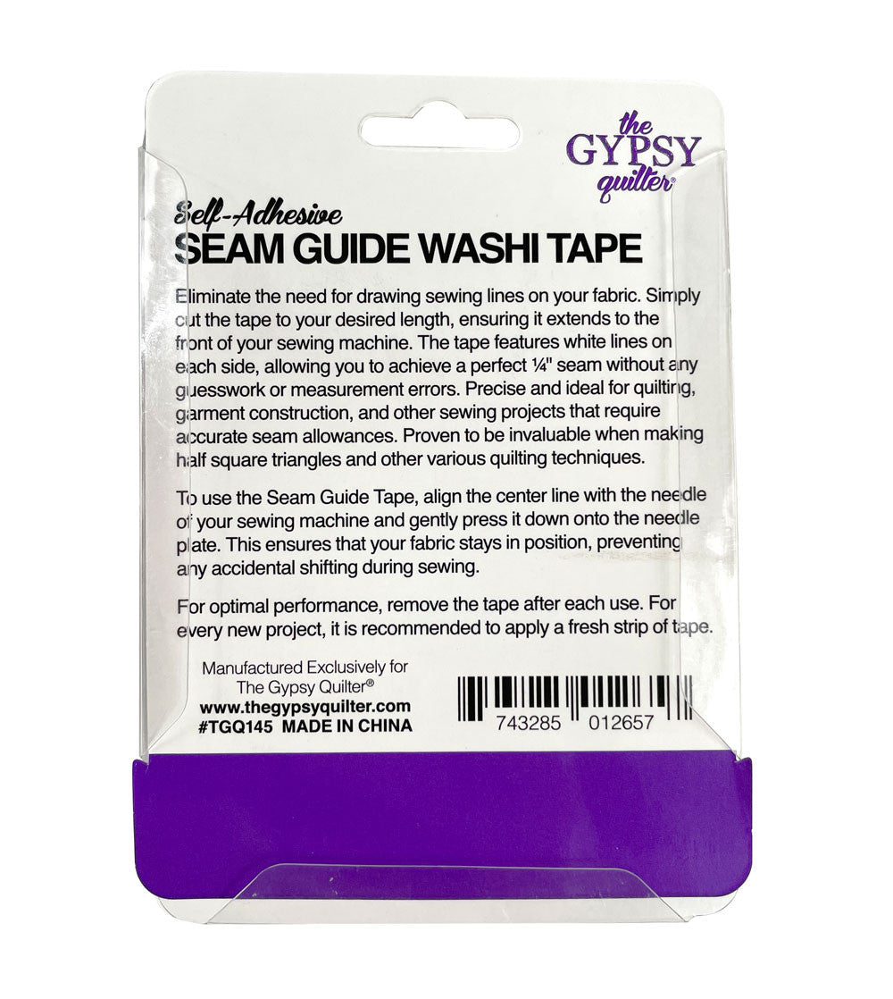 Seam Guide Washi Tape