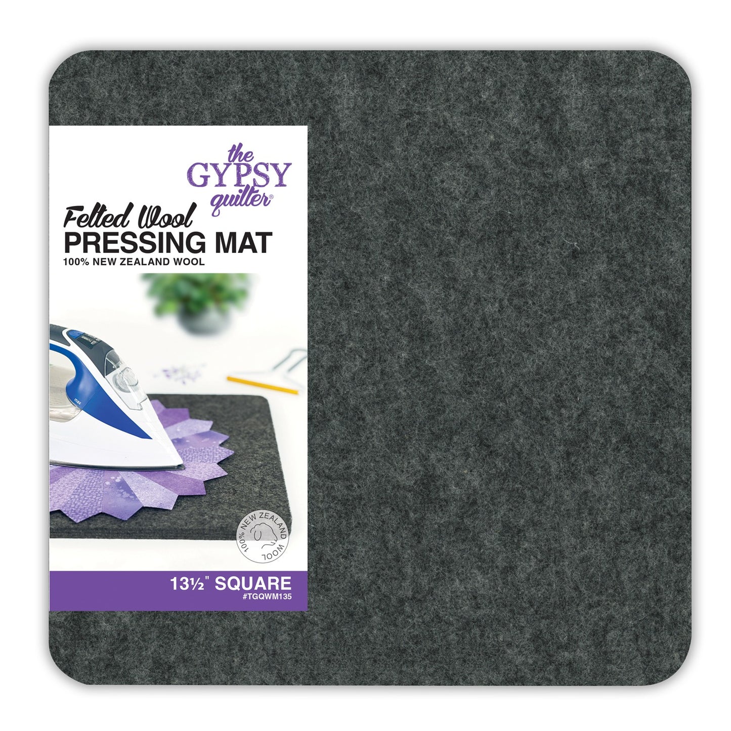 Wool Pressing Mat 13-1/2in x 13-1/2in