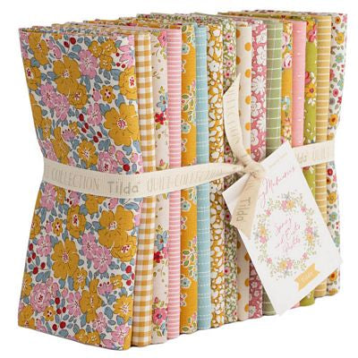 Tilda Basic Creating Memories Spring Fat Quarter Bundle 16pc (20"x22")