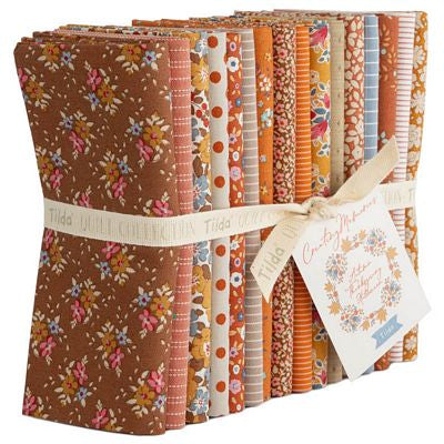 Tilda Basic Creating Memories Autumn Fat Quarter Bundle 16pc (20"x22")