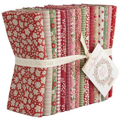 Tilda Creating Memories Fat Quarter Bundle 16 Fabrics 20x22" Winter