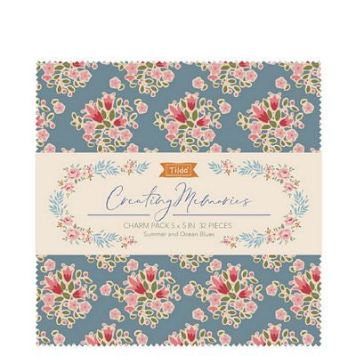 Tilda Creating Memories Charm Pack 5in, 32pc - Summer