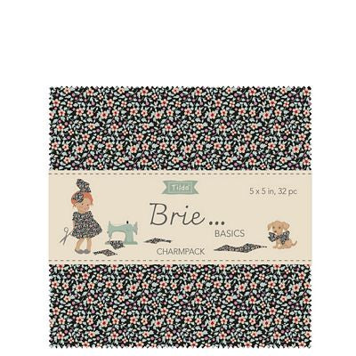 Tilda Brie Basics Charm Pack 5in squares, 32pcs