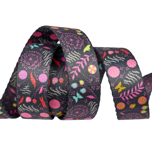 *Pre-order* Tula Pink - Dandelion Webbing - 1" width - 3yd Pack || Prince Charming Déjà Vu