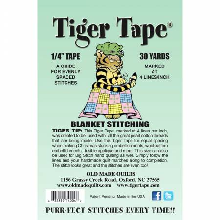 Tiger Tape 4 Marks Inch