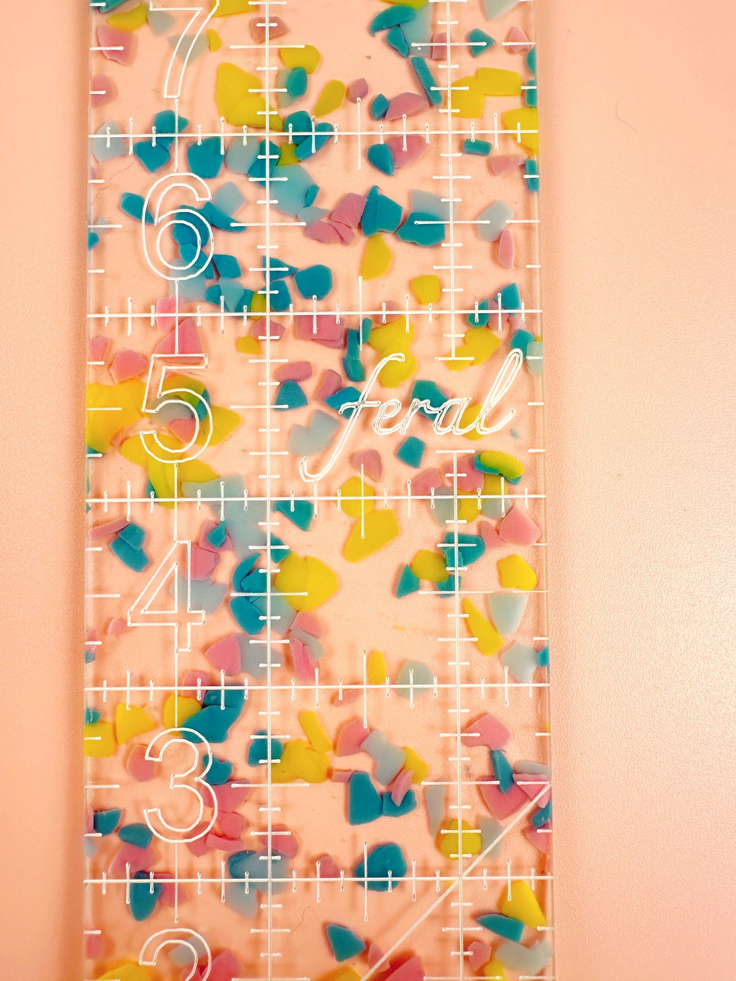 2.5 by 10 in quilting ruler