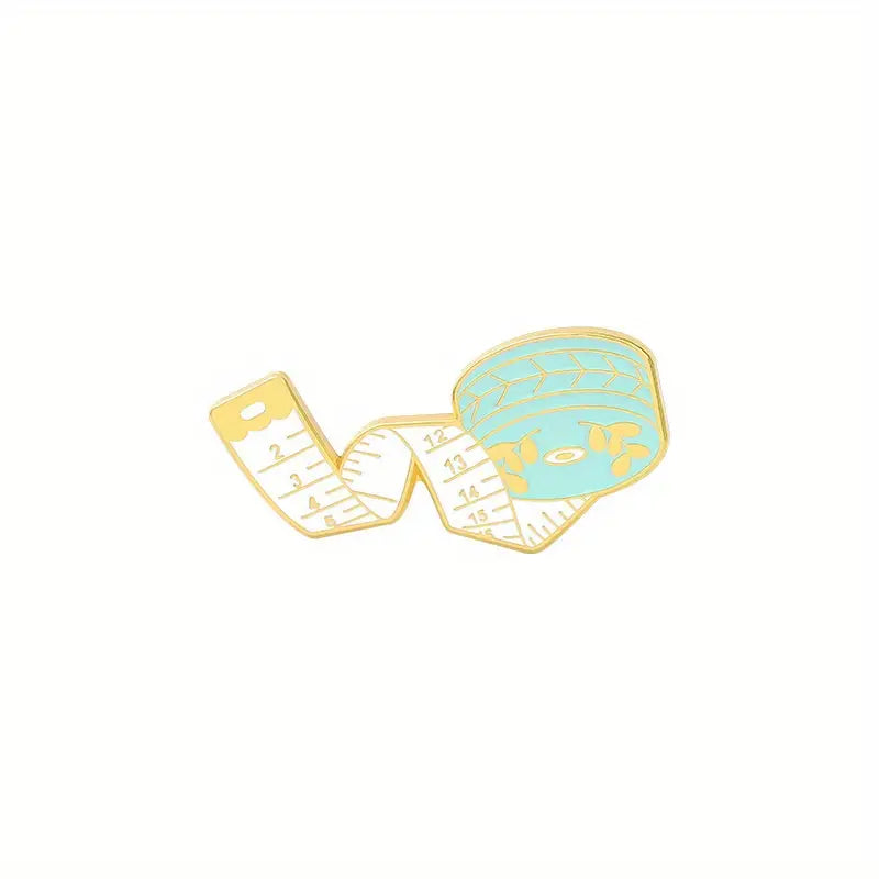 Measuring Tape Enamel Pin