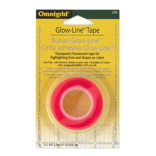 Omnigrid - Glow-Line Tape, Transparent and Fluorescent