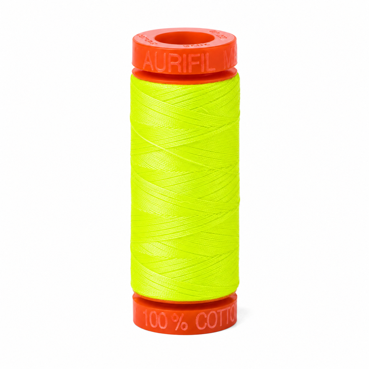 Aurifil 50wt Small Spool - Neon Yellow (7001)