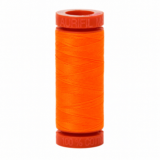 Aurifil 50wt Small Spool - Neon Orange (7000)