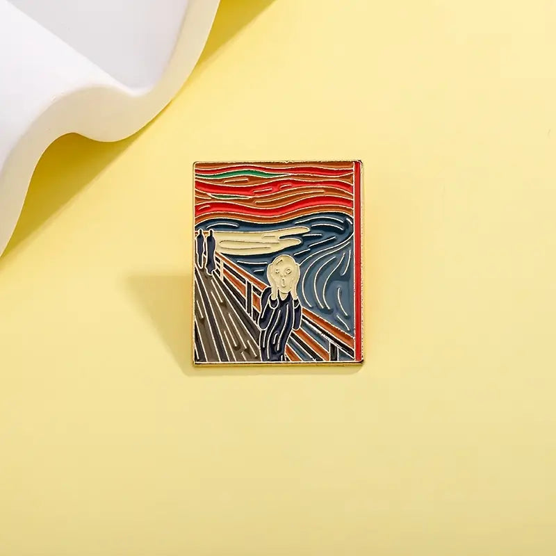 The Scream Enamel Pin