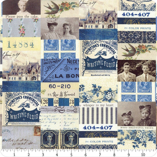 Collage - Indigo || Tim Holtz Palette