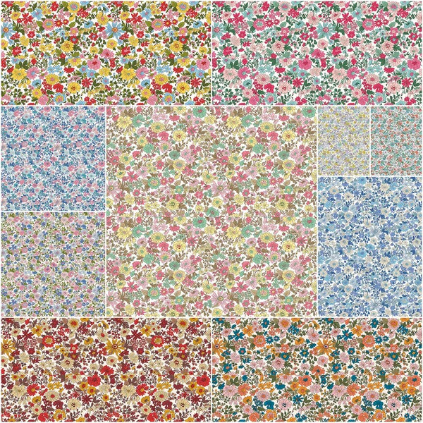 Liberty Emily Annabelle Fat Quarter Bundle, 10 Pcs.